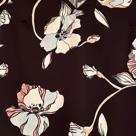 A New Day Black Floral Dress Size XS - Picture 6 of 8